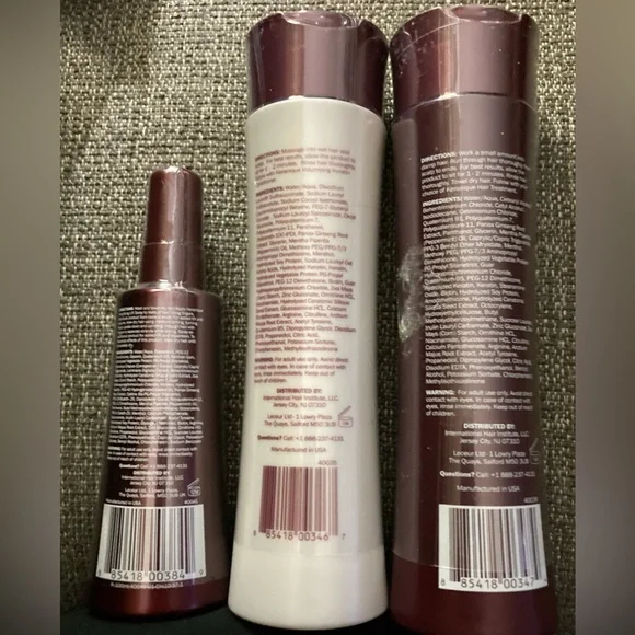 KERANIQUE Scalp Stimulating Shampoo, Volumizing Conditioner & Lift Spray NEW!